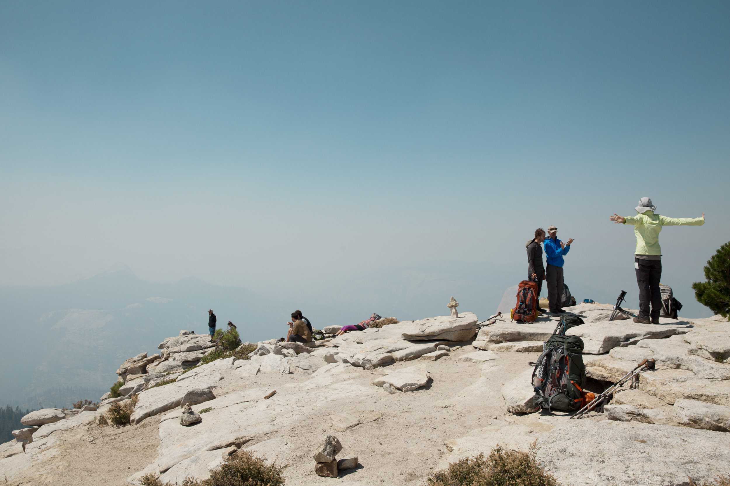 Thru Hikers on John Muir Trail